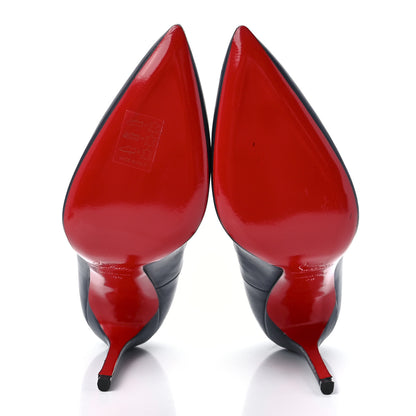 Christian Louboutin Lambskin So Kate 120 Pumps 36 Navy 5 of 8