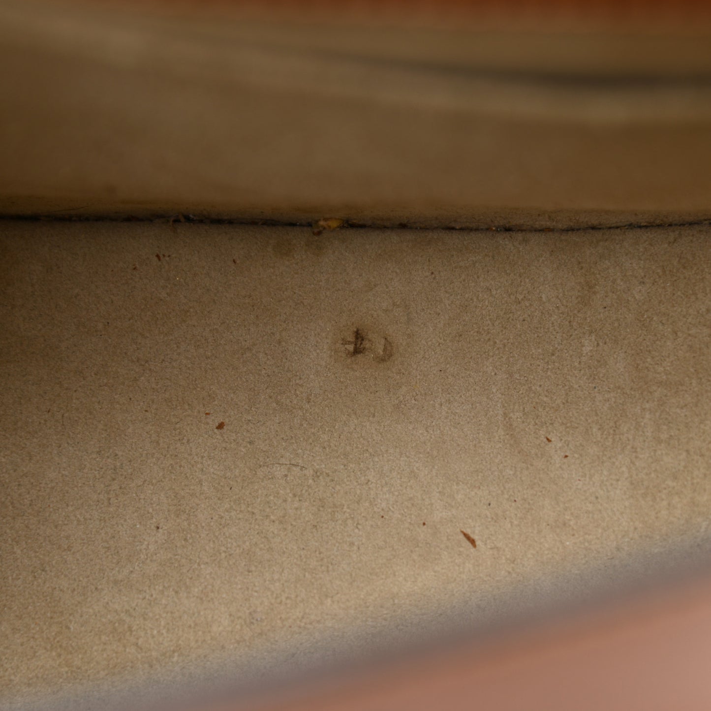 Calfskin Suede Medium Nile Bracelet Bag Caramel