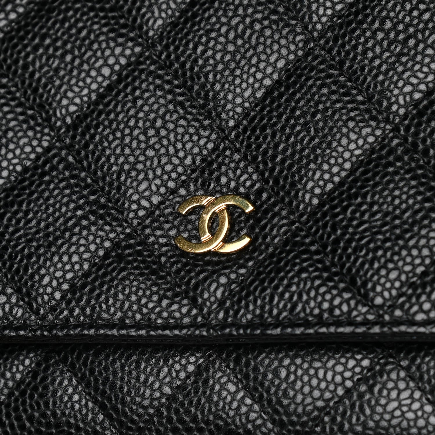 Chanel Caviar Quilted Wallet On Chain WOC Black 10 of 14