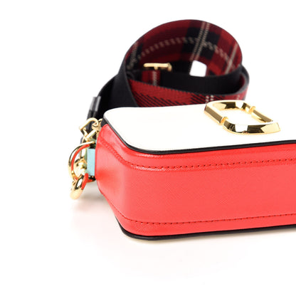 Marc Jacobs Saffiano Small Snapshot Camera Bag Porcelain Multi 9 of 10