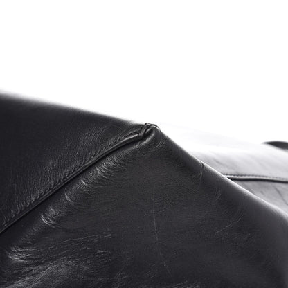 Celine Lambskin Horizontal Cabas Black 8 of 12