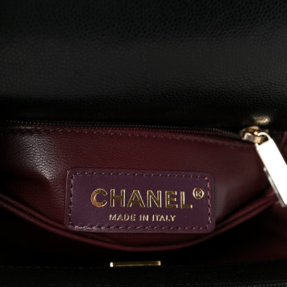 Chanel Caviar Quilted Extra Mini Coco Handle Flap Black 7 of 12