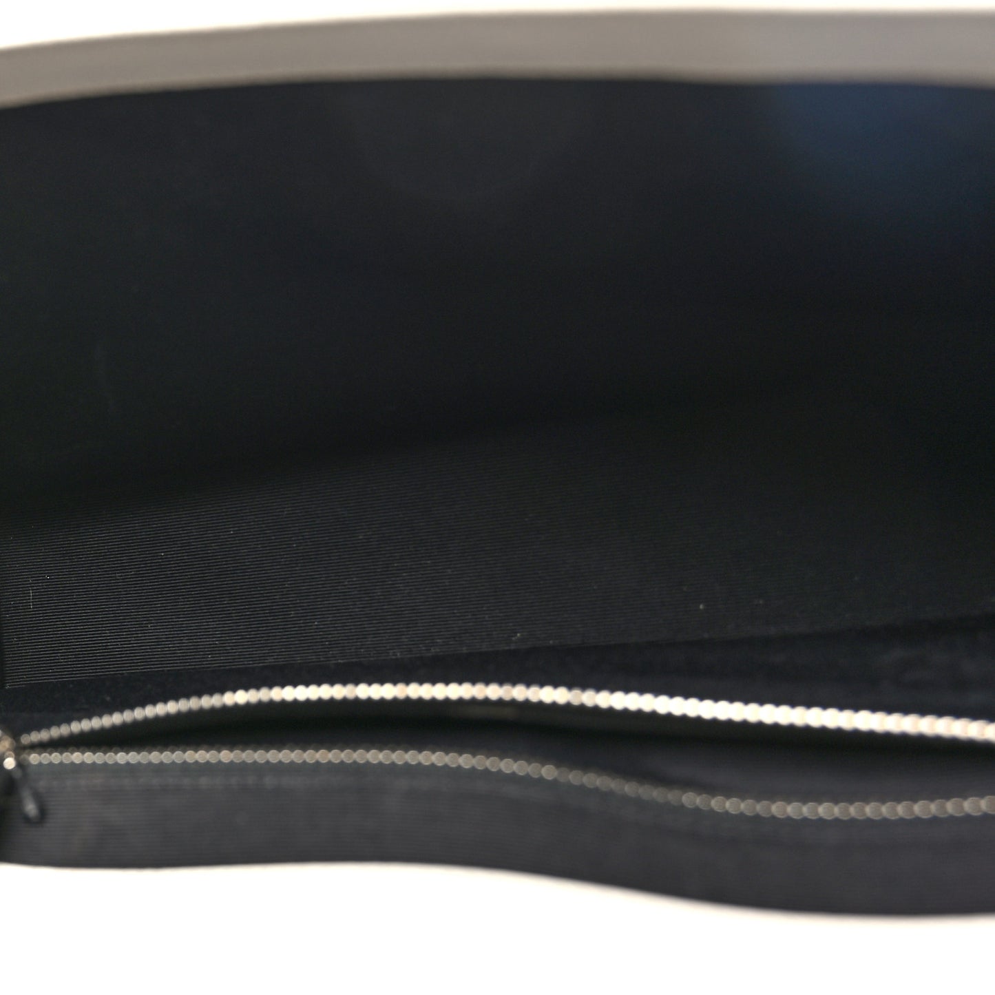 Grain De Poudre Matelasse Chevron Large Monogram Satchel Gris Perle