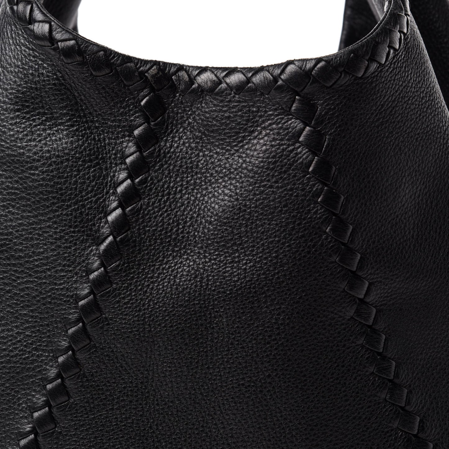 Cervo Deerskin Large Hobo Black
