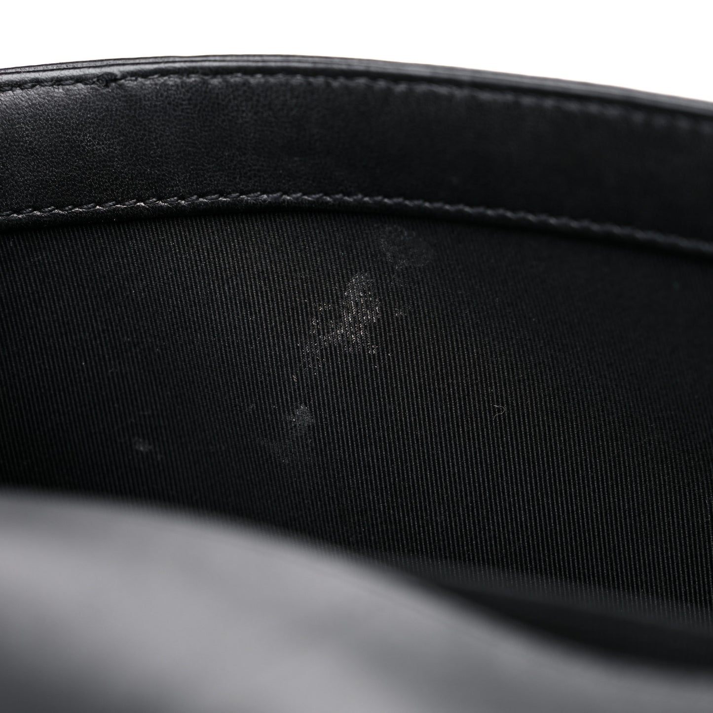 Lambskin Quilted Medium Boy Flap Black