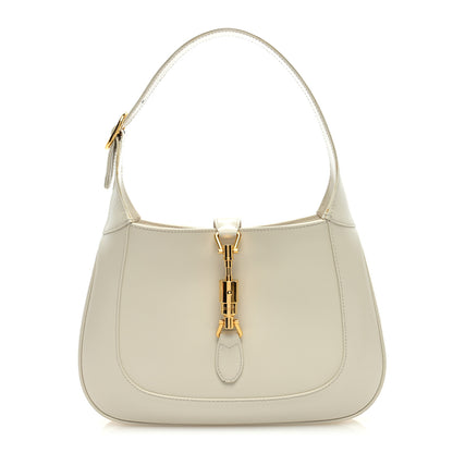 Gucci Boarded Dyana Lux Calfskin Small Jackie 1961 Hobo Mystic White 1 of 9