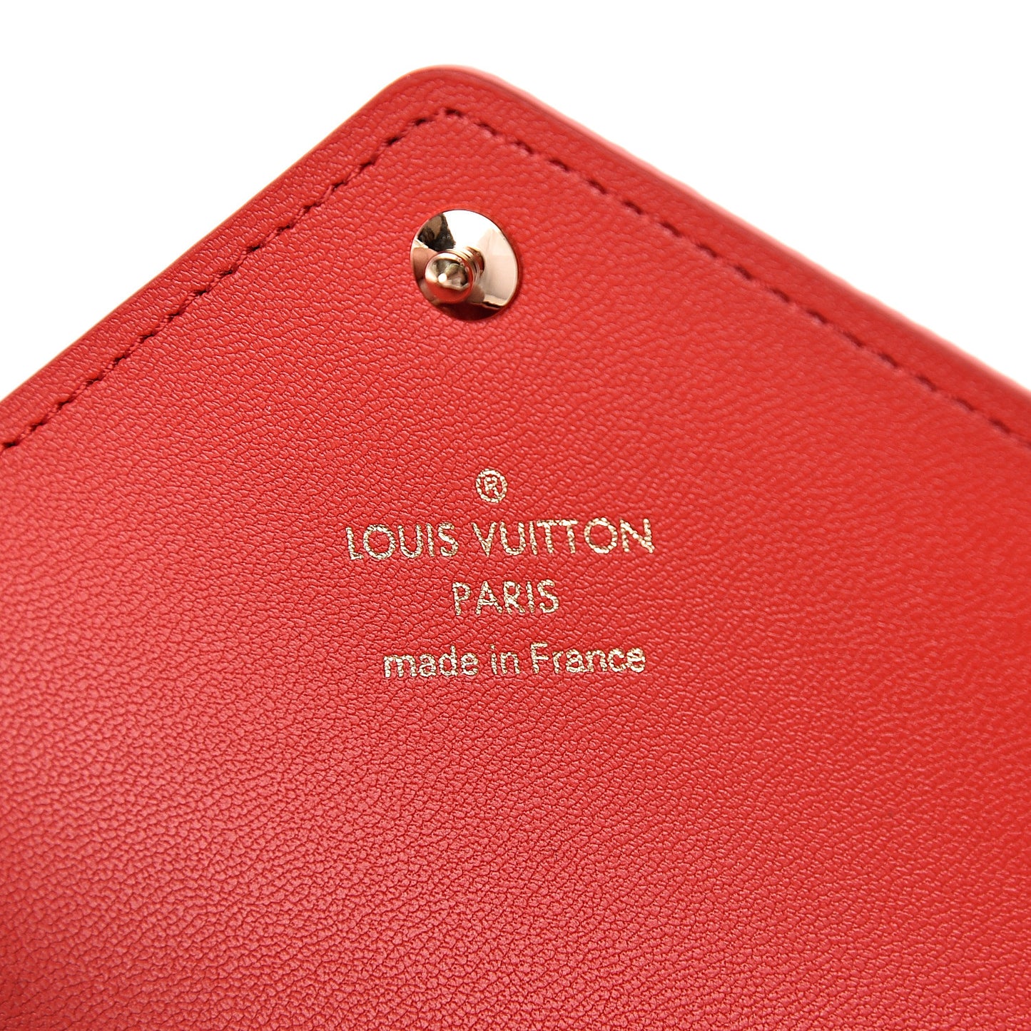 Monogram Medium Kirigami Pochette Insert Coquelicot