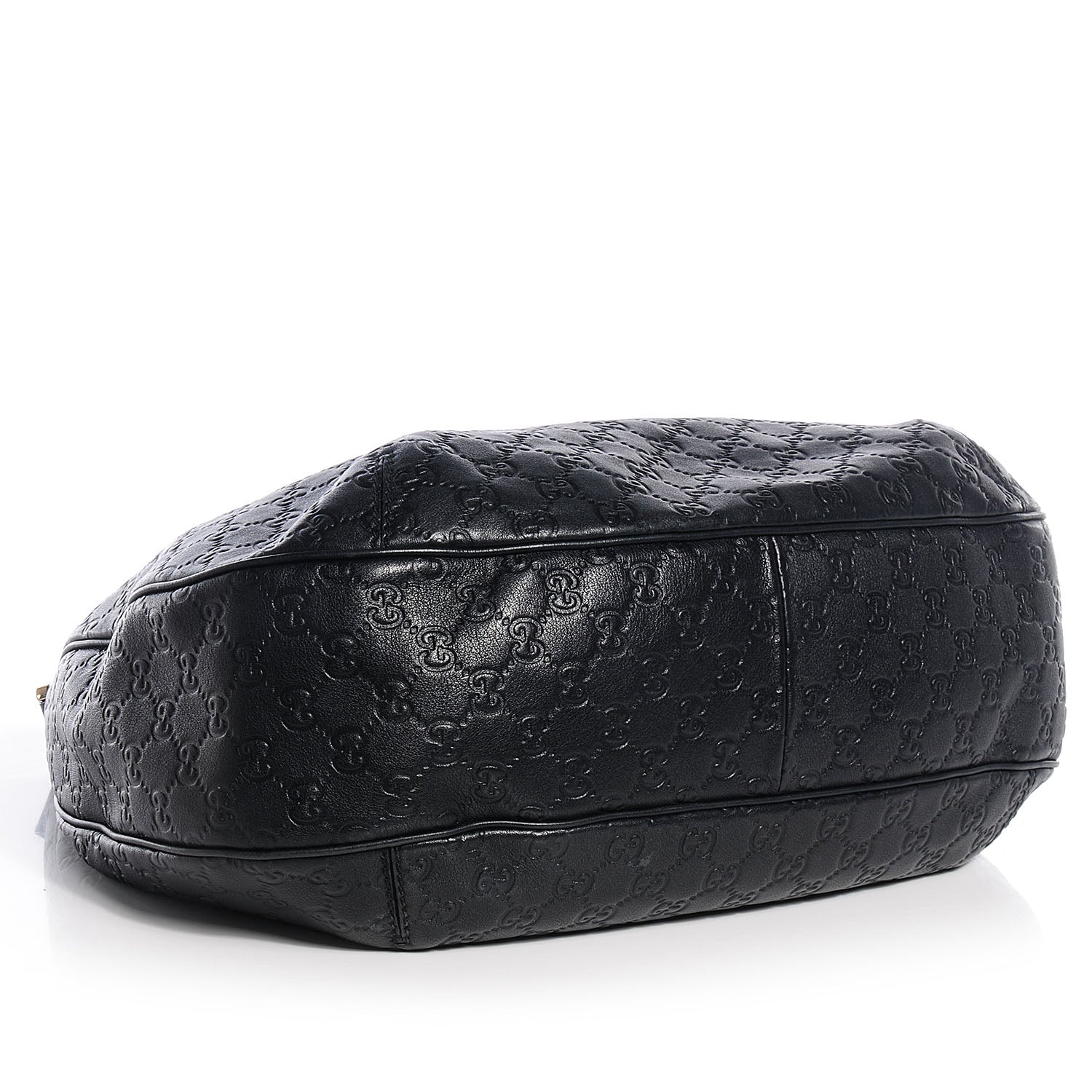 Gucci Guccissima New Ladies Web Large Hobo Black 4 of 7