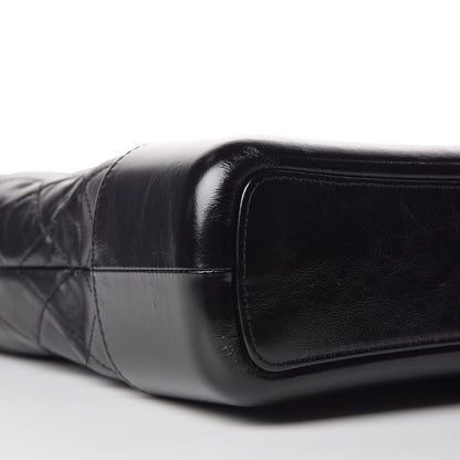 Chanel Aged Calfskin Quilted Medium Gabrielle Hobo Black 8 of 13