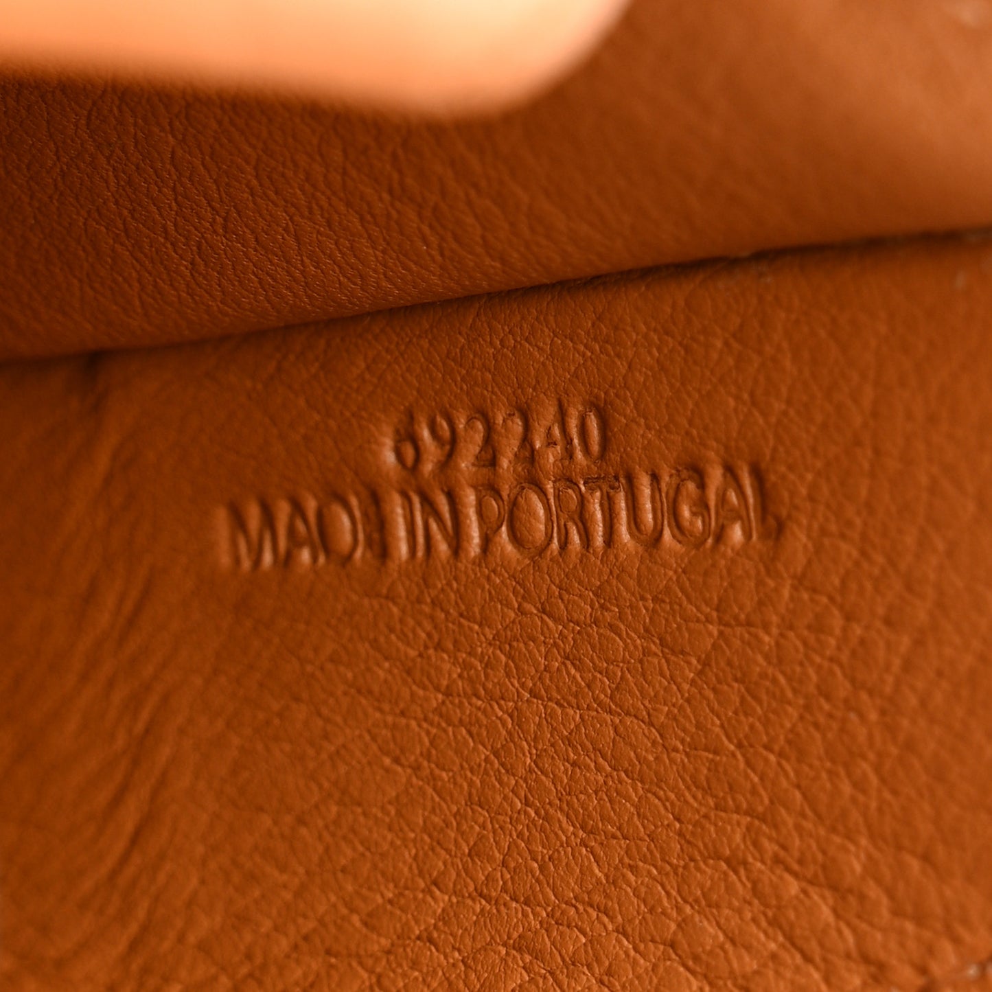 Calfskin Elephant Pouch Crossbody Bag Tan