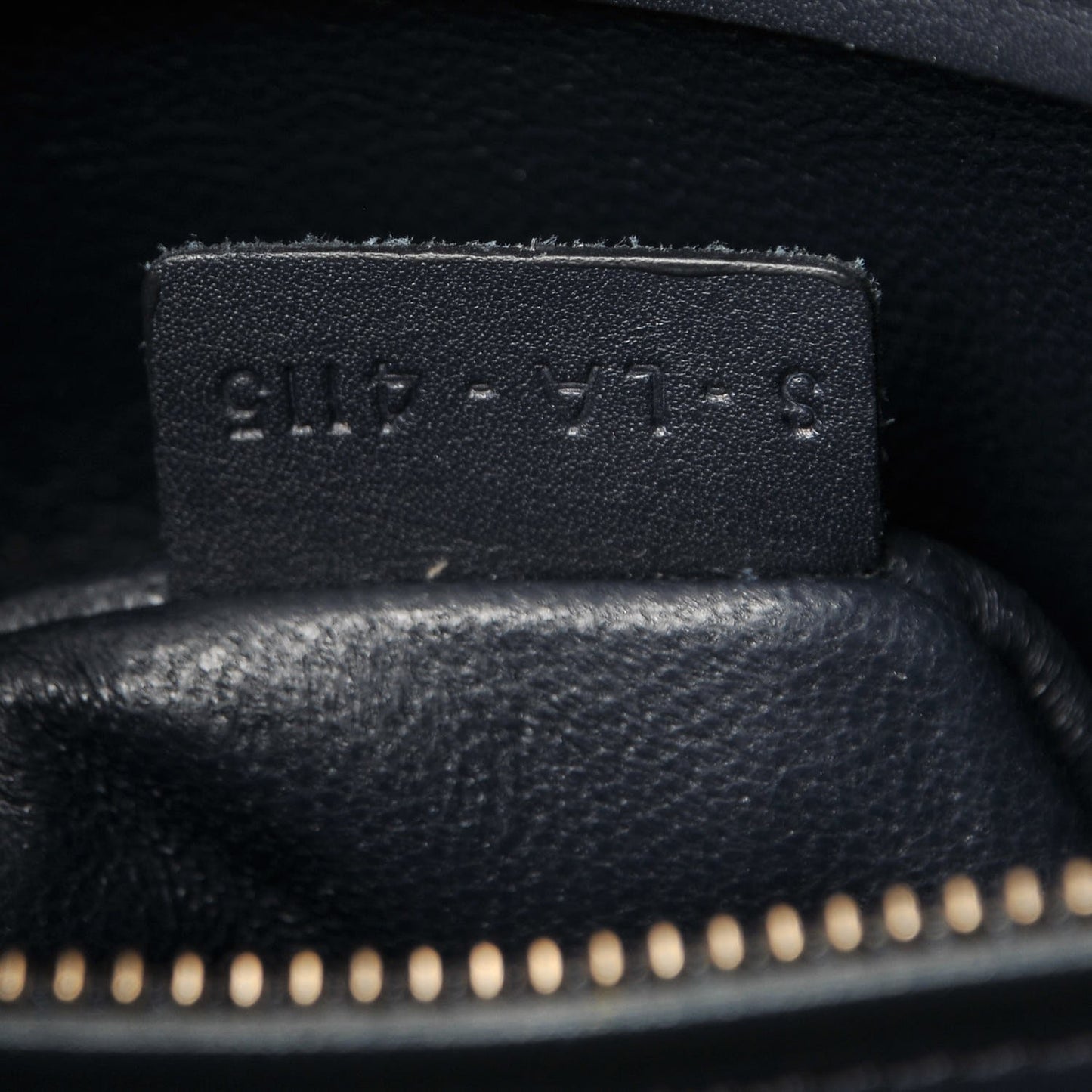 Crocodile Embossed Nubuck Medium Phantom Luggage Navy Blue