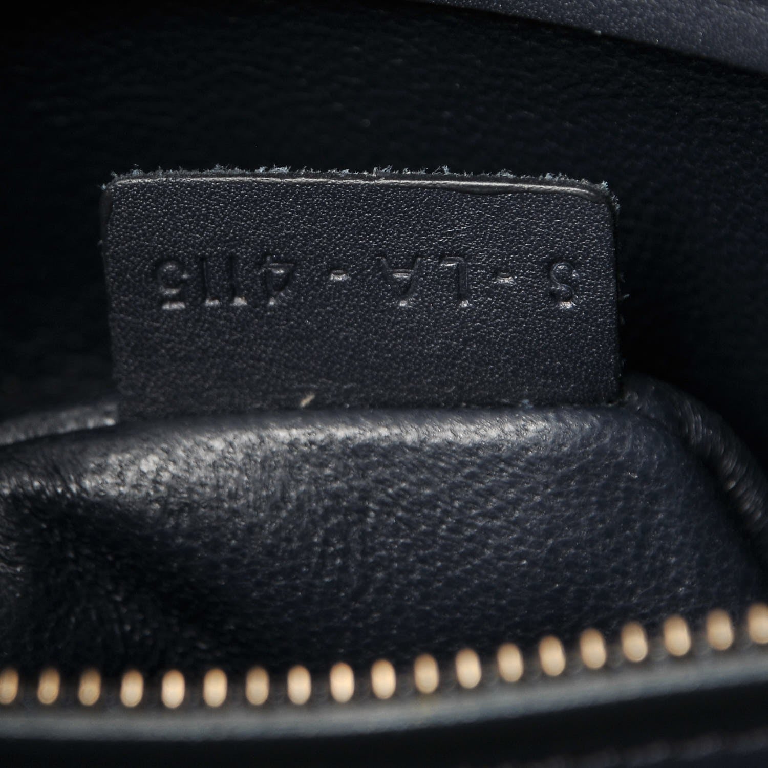 Celine Crocodile Embossed Nubuck Medium Phantom Luggage Navy Blue 9 of 12