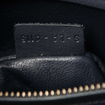 Celine Crocodile Embossed Nubuck Medium Phantom Luggage Navy Blue 9 of 12