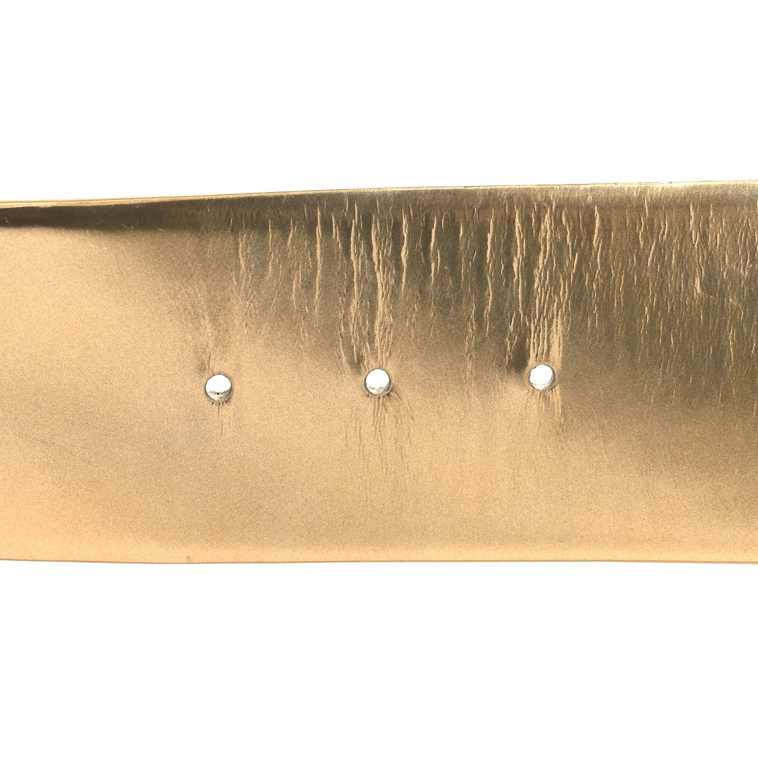 Chanel Metallic Calfskin Logo Belt 85 34 Gold 4 of 5