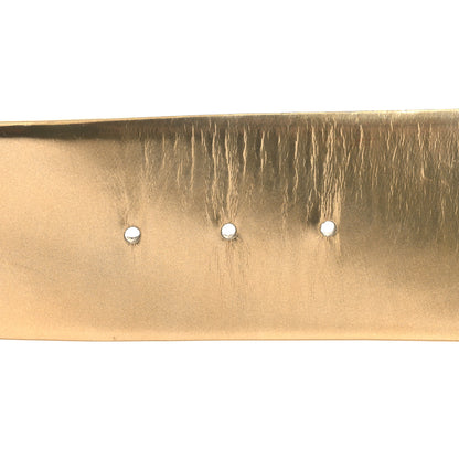 Chanel Metallic Calfskin Logo Belt 85 34 Gold 4 of 5