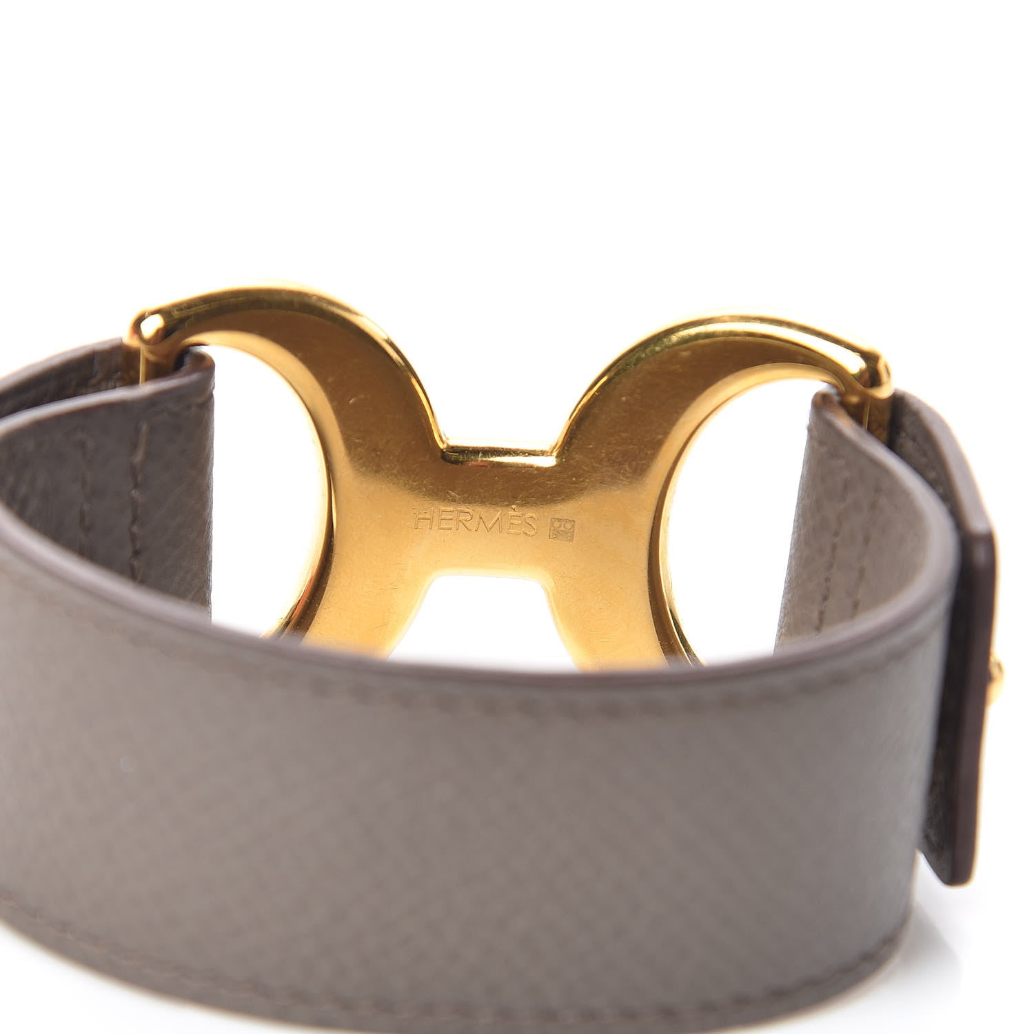 Hermes Epsom Pavane Cuff S Etain 5 of 6