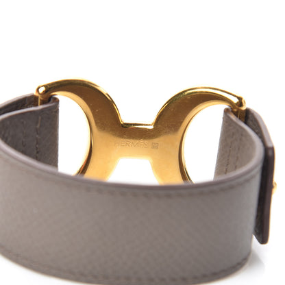 Hermes Epsom Pavane Cuff S Etain 5 of 6