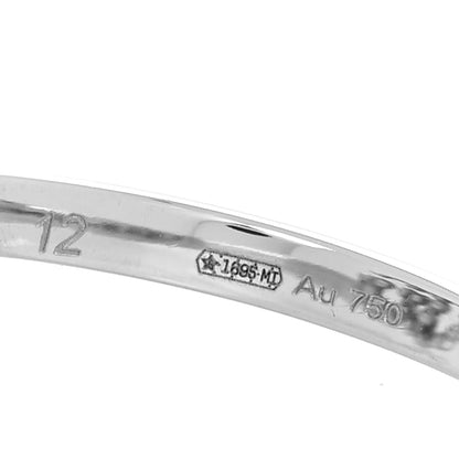 Gucci 18K White Gold Pink Topaz Running G Ring 51 5.75 4 of 5