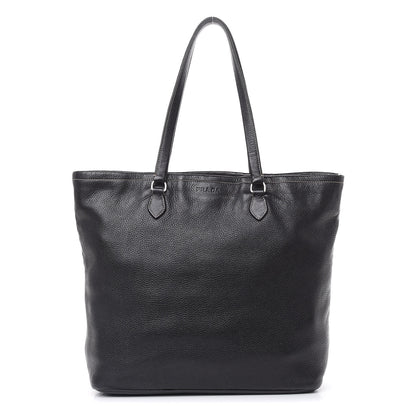 Prada Vitello Daino Light Tote Black 1 of 13