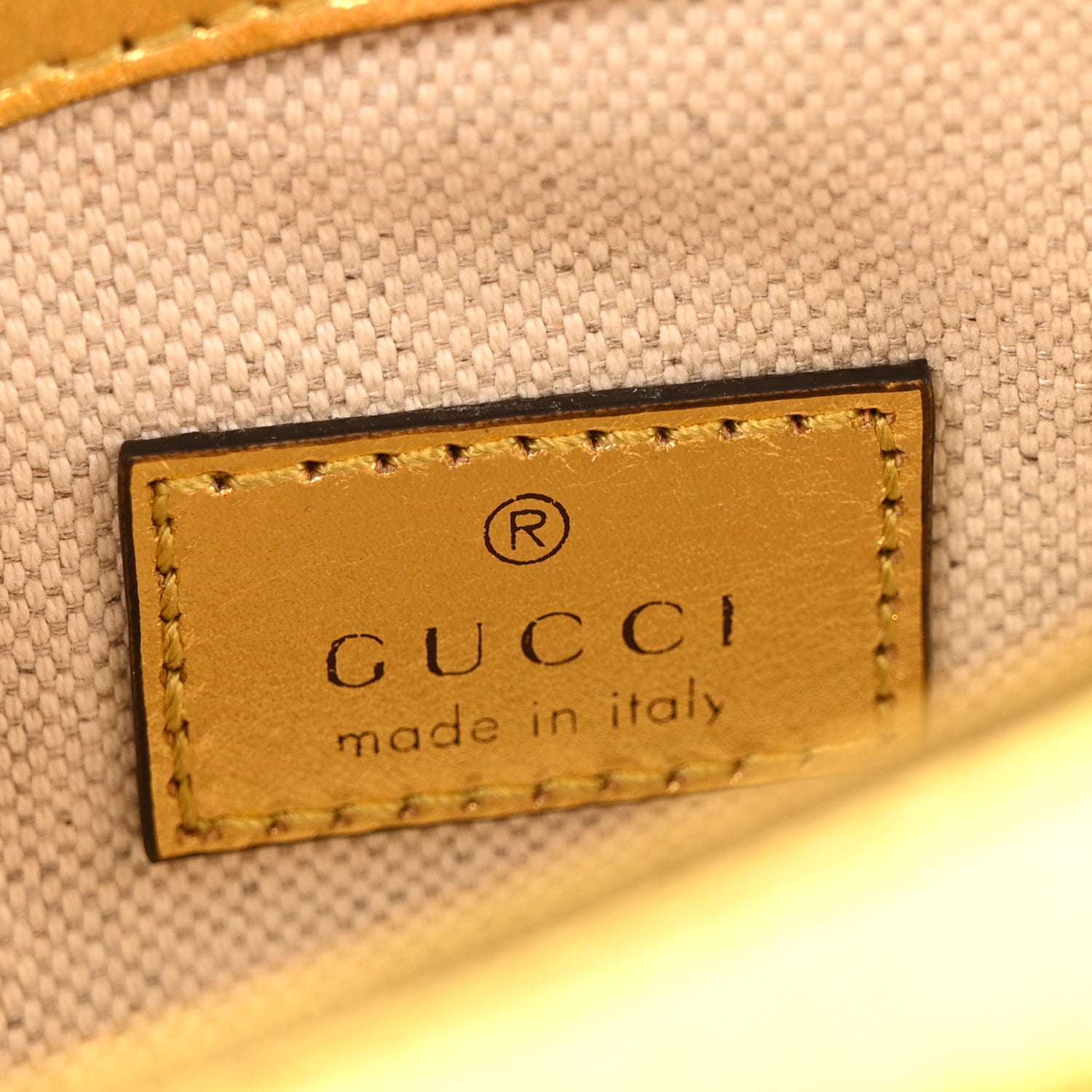 Gucci Metallic Demetra Mini Horsebit 1955 Asymmetric Shoulder Bag Gold 6 of 10
