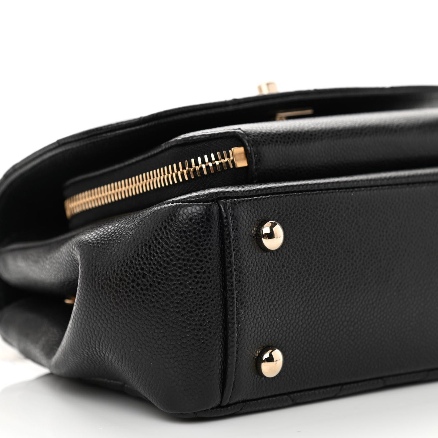 Caviar Quilted Small Business Affinity Flap Black