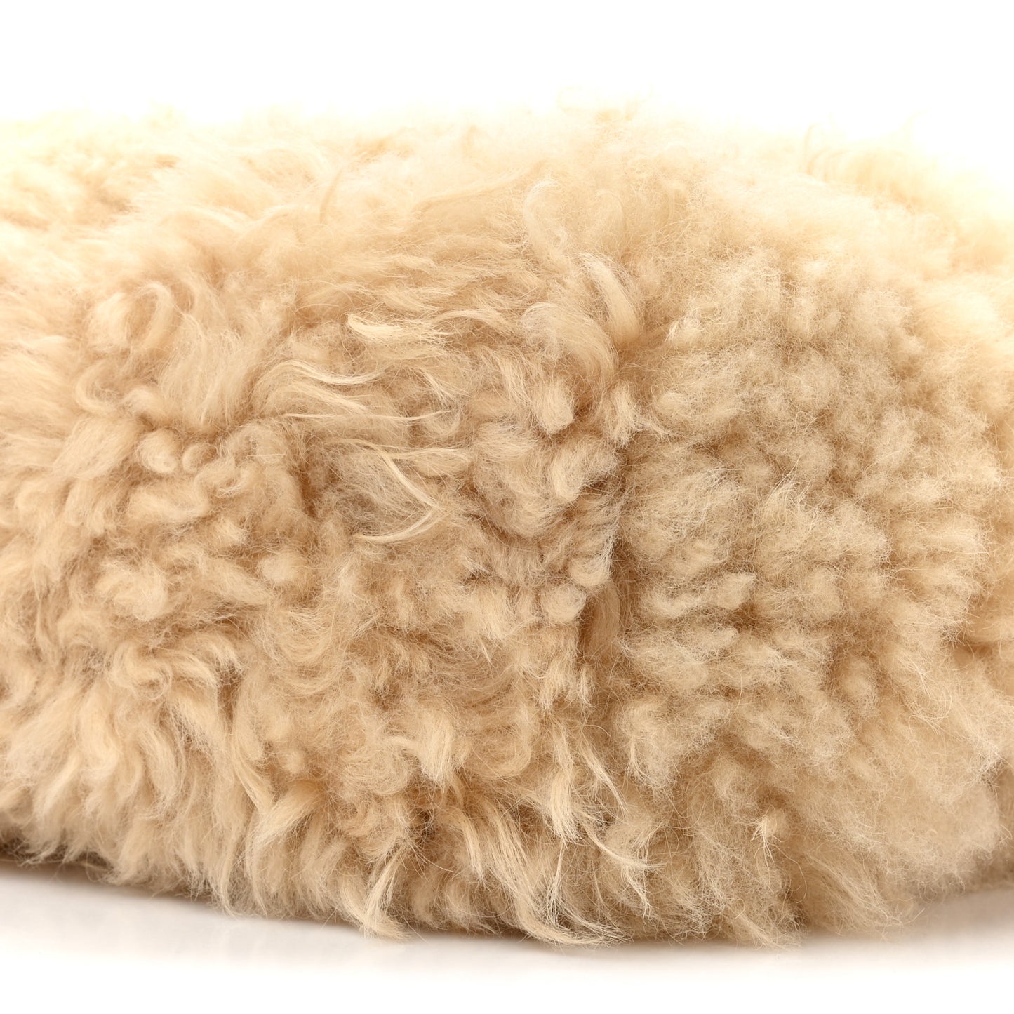 Shearling Shoulder Bag Natural