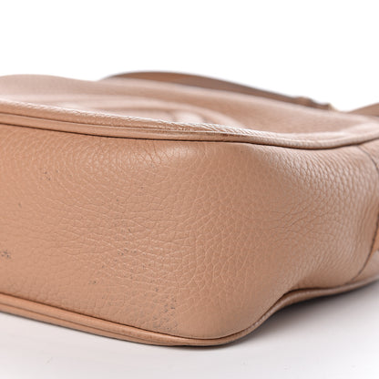 Gucci Pebbled Calfskin Small Soho Disco Bag Camelia 16 of 17