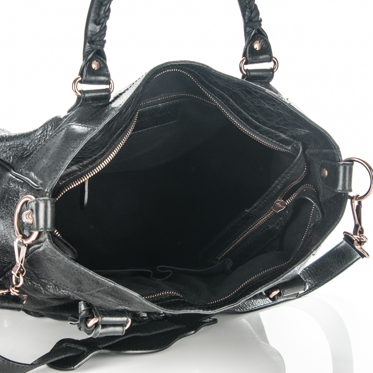 Balenciaga Agneau Giant 12 Rose Gold Hardware Velo Black 5 of 7