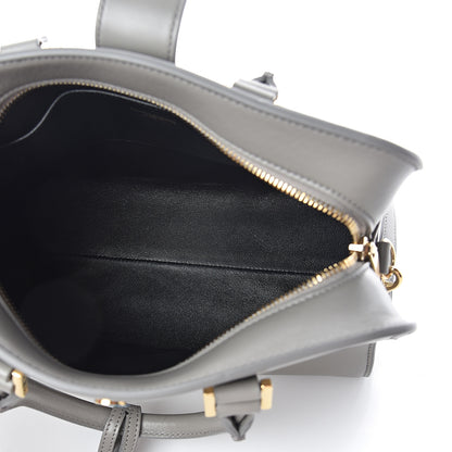 Saint Laurent Calfskin Small Monogram Cabas Fog 5 of 7