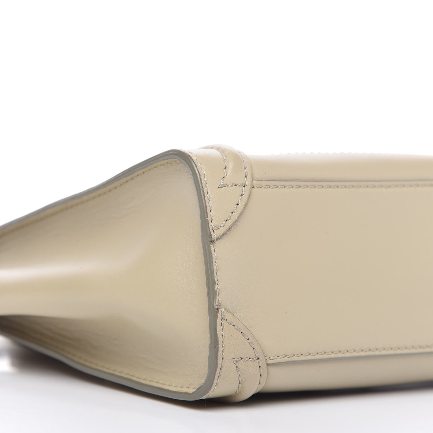 Celine Satin Calfskin Nano Luggage Sand 6 of 9