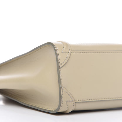 Celine Satin Calfskin Nano Luggage Sand 6 of 9