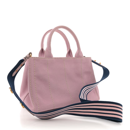 Prada Canapa Small Logo Tote Alabastro White 3 of 13