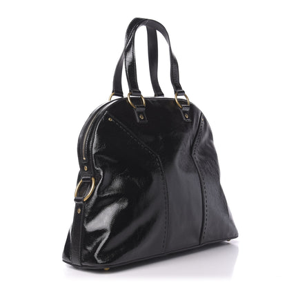 Saint Laurent Patent Oversized Muse Black 3 of 10