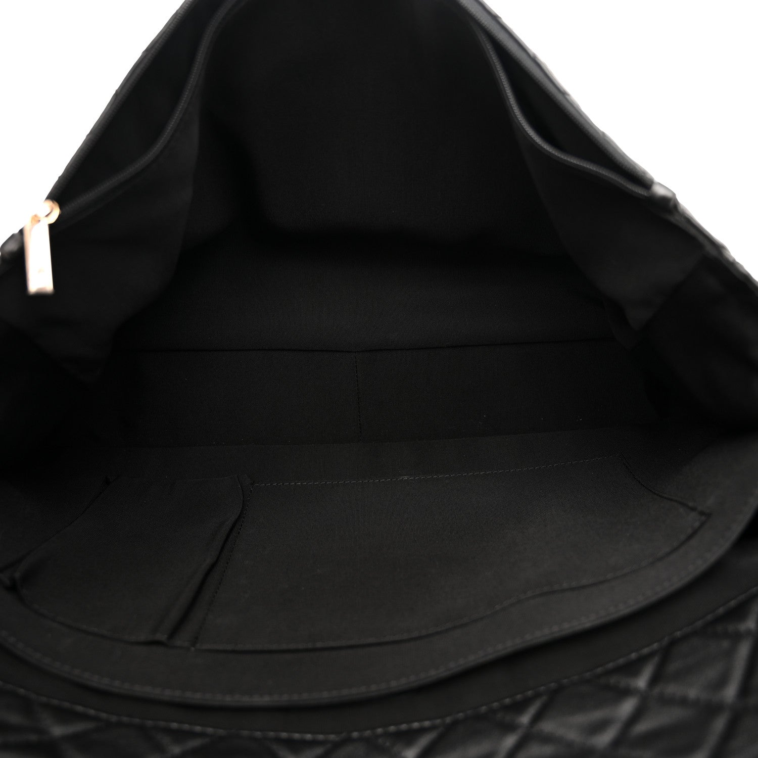 Chanel Calfskin Quilted XXL Travel Flap Bag Black 5 of 11