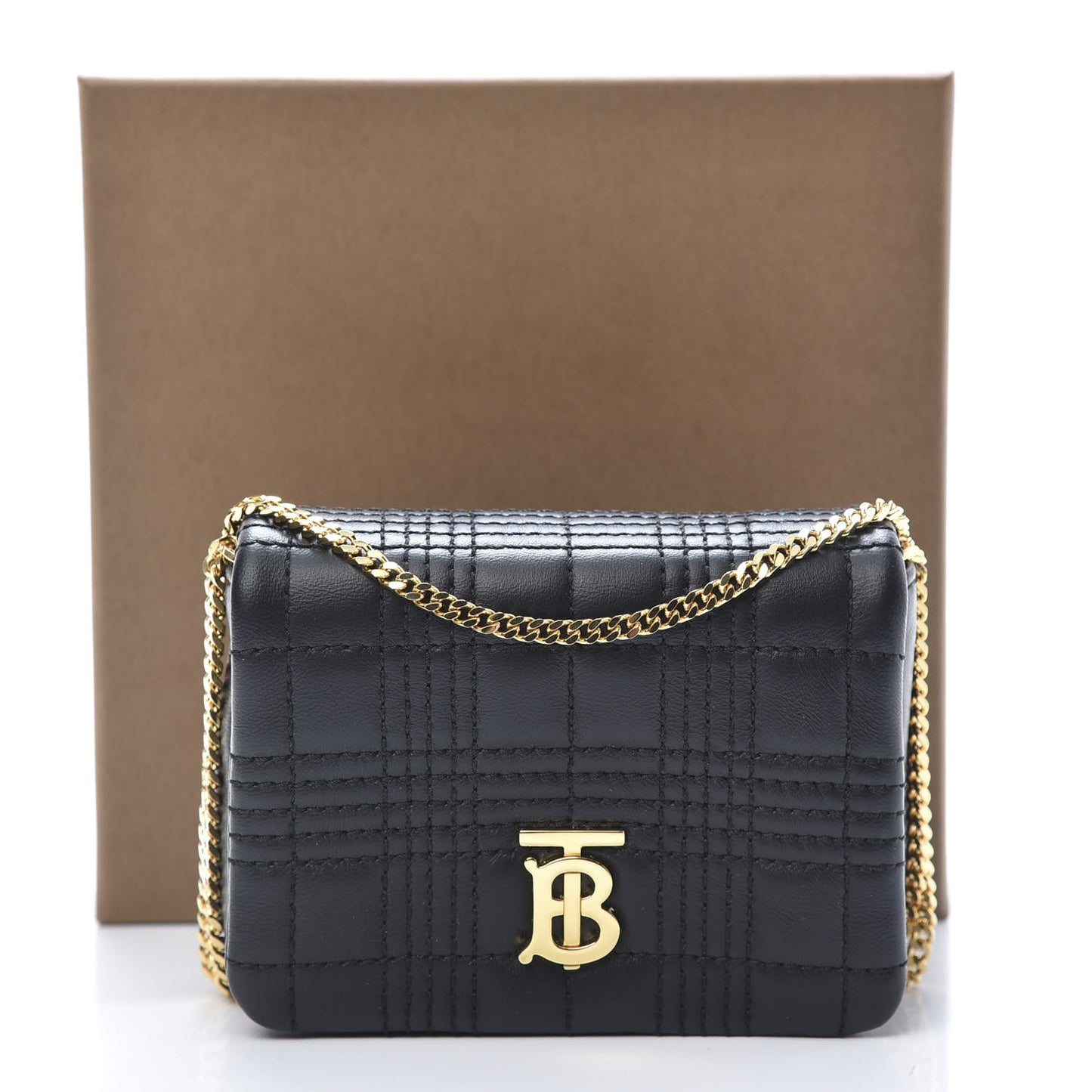Lambskin Quilted Micro Lola Bag Black