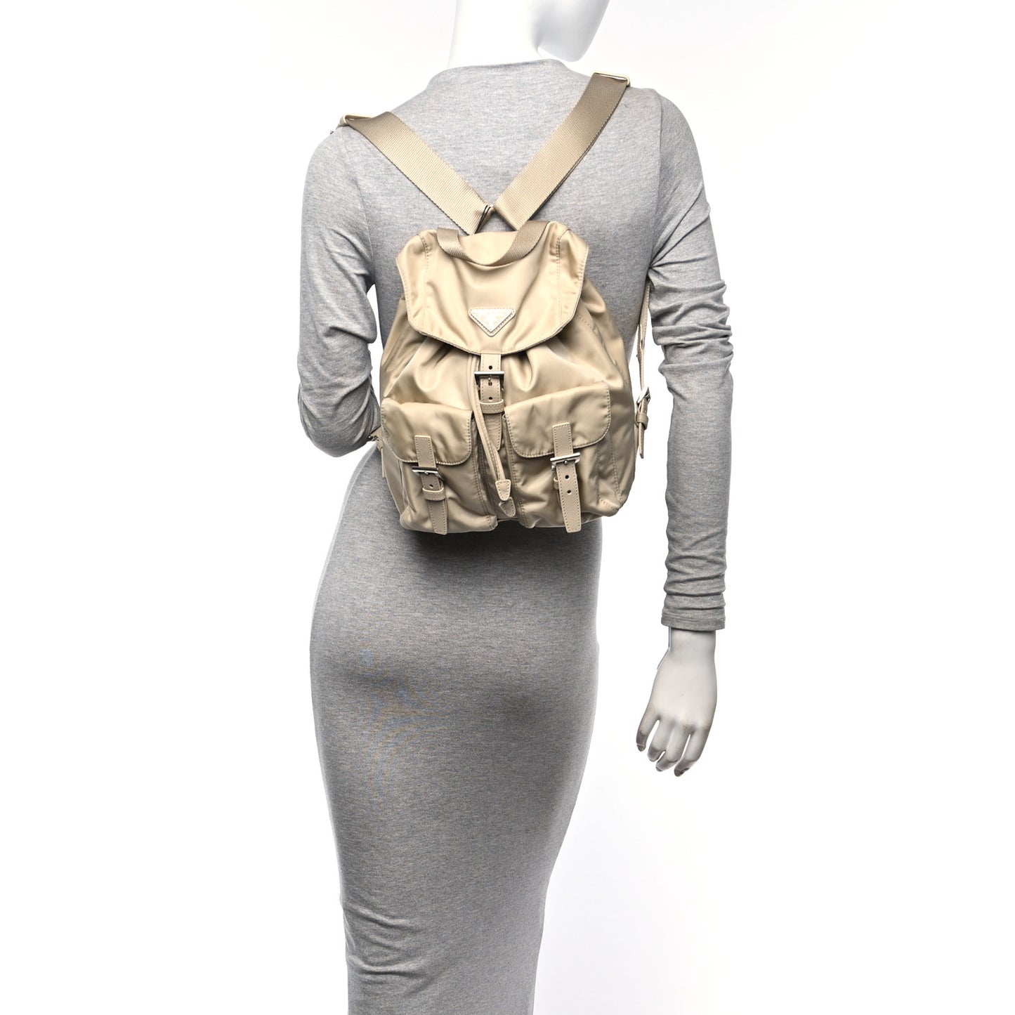 Re-Nylon Vela Small Backpack Deserto