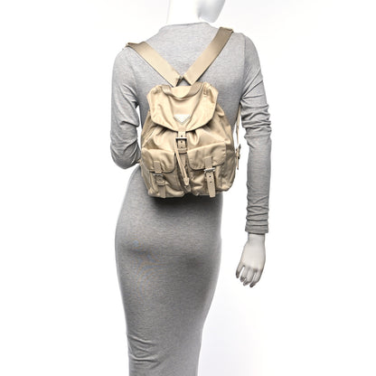 Prada Re-Nylon Vela Small Backpack Deserto 2 of 11