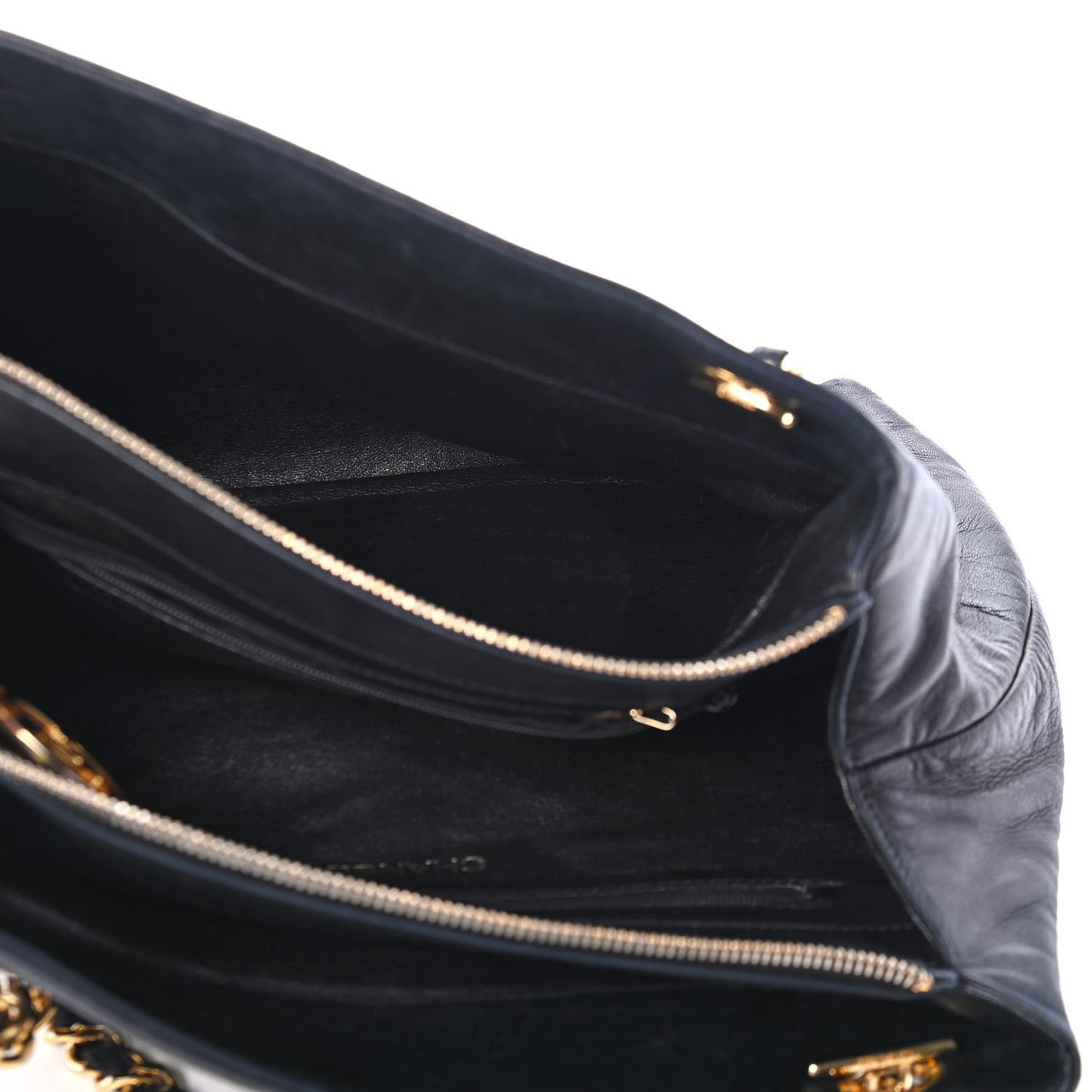 Lambskin CC Shoulder Bag Black