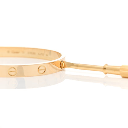 Cartier 18K Yellow Gold LOVE Bracelet 17 4 of 5