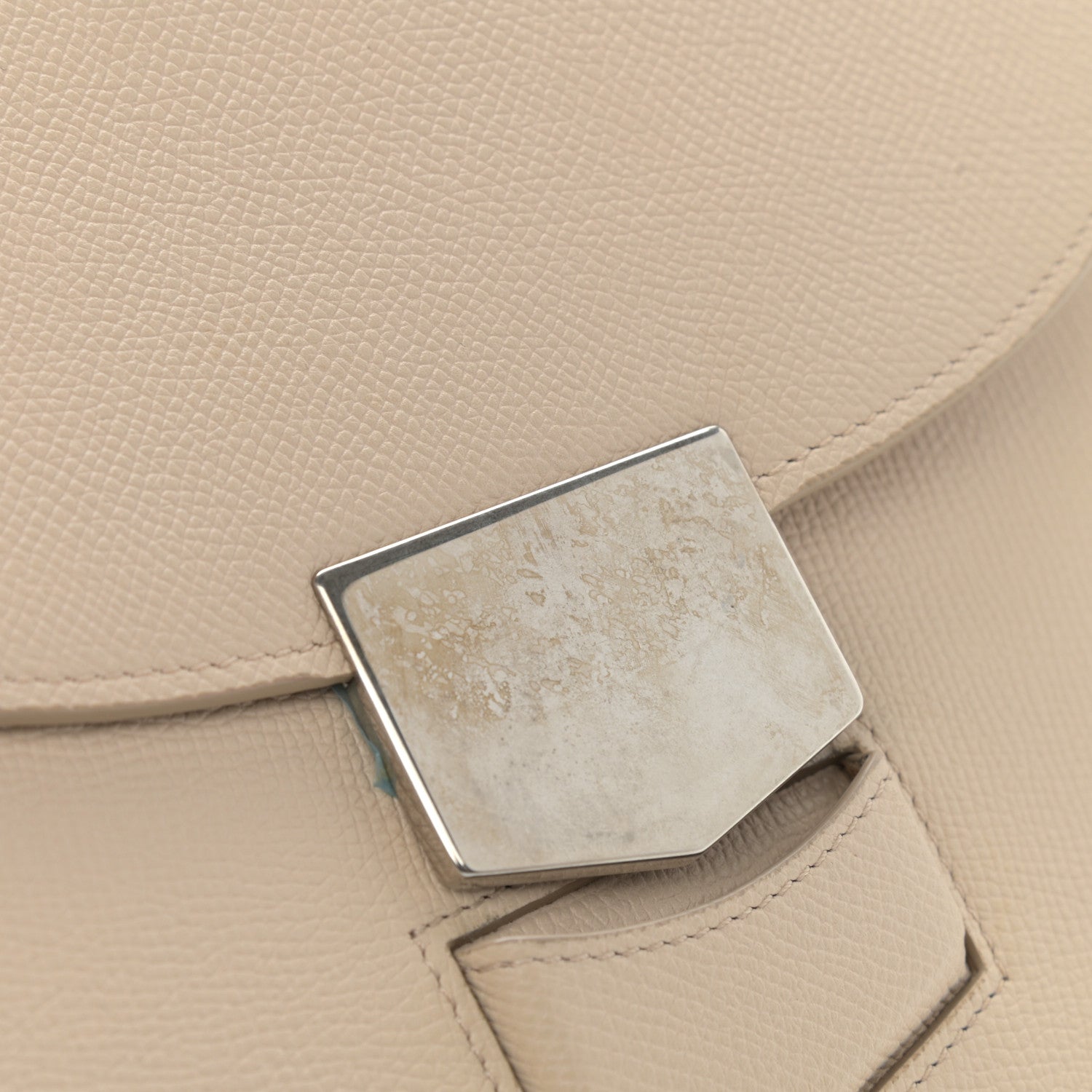 Celine Grained Calfskin Medium Trotteur Ballerina 12 of 13