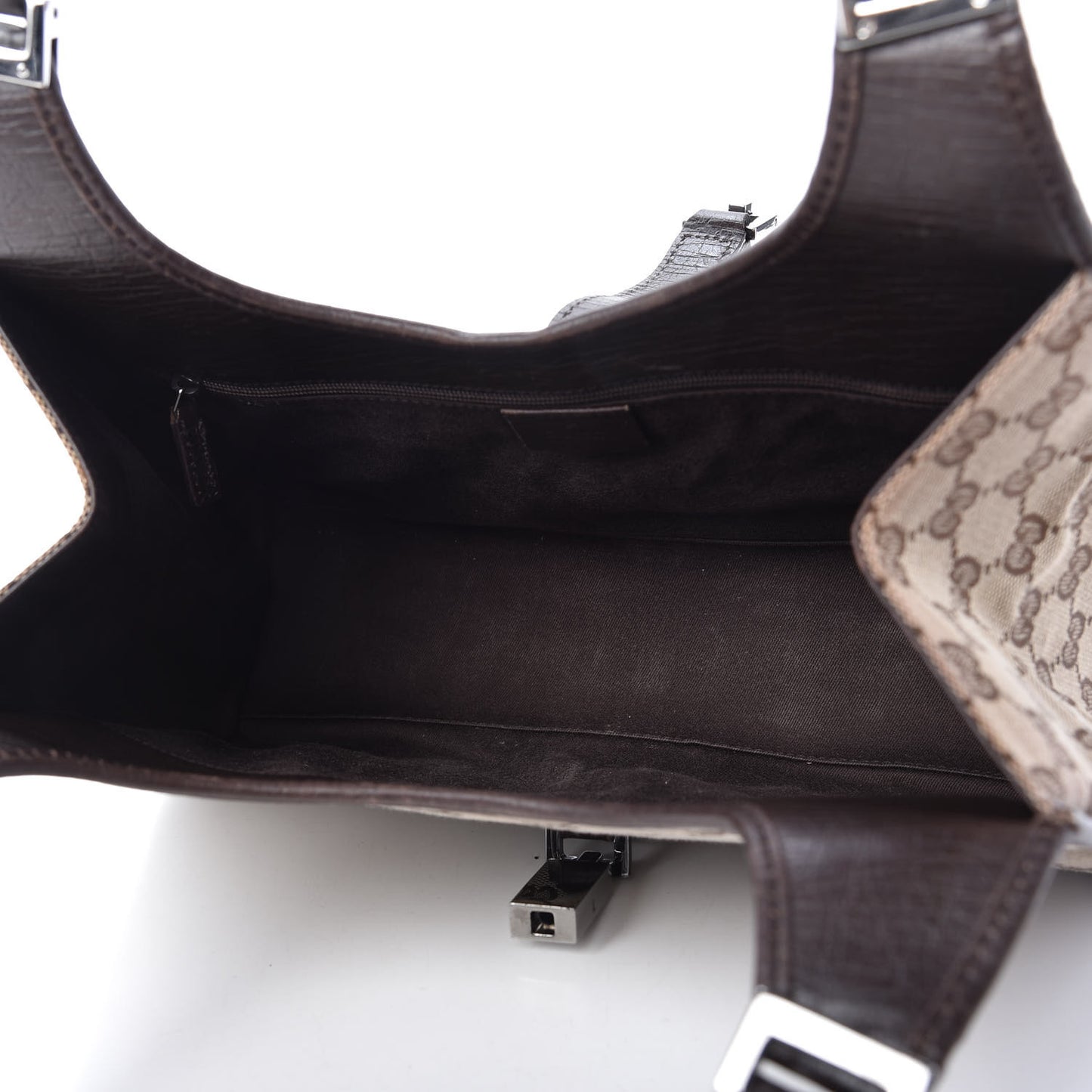 Monogram Small Bardot Bag Brown