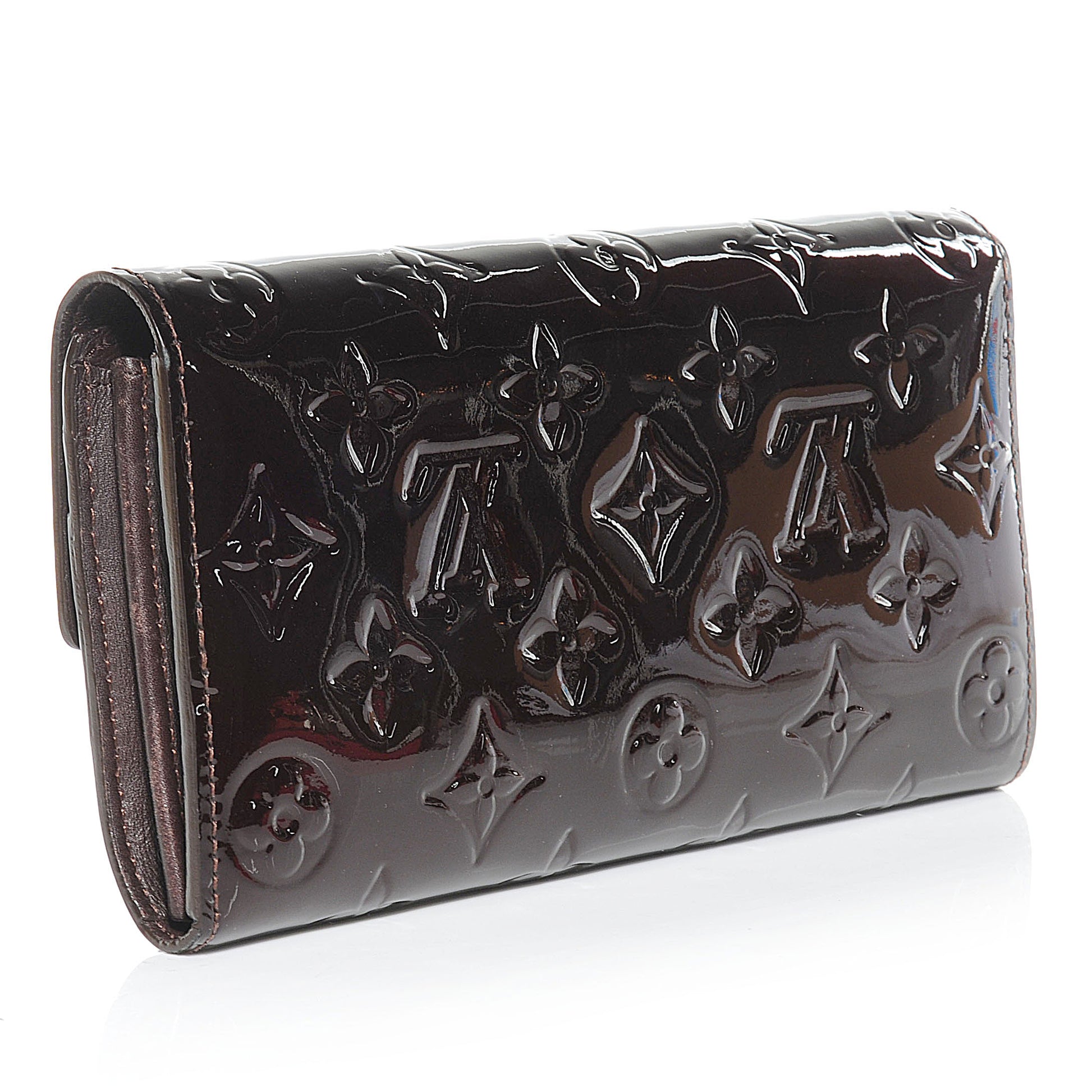 Louis Vuitton Vernis Sarah Wallet Amarante 3 of 8