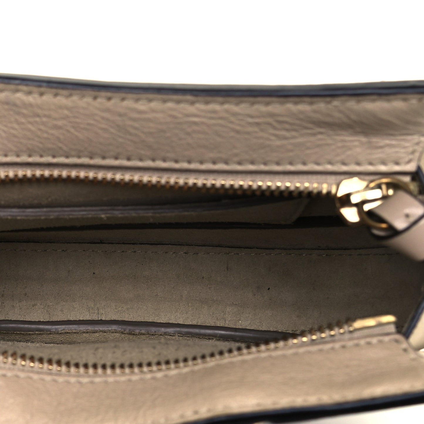 Calfskin Suede Mini Pixie Signature Belt Bag Abstract White