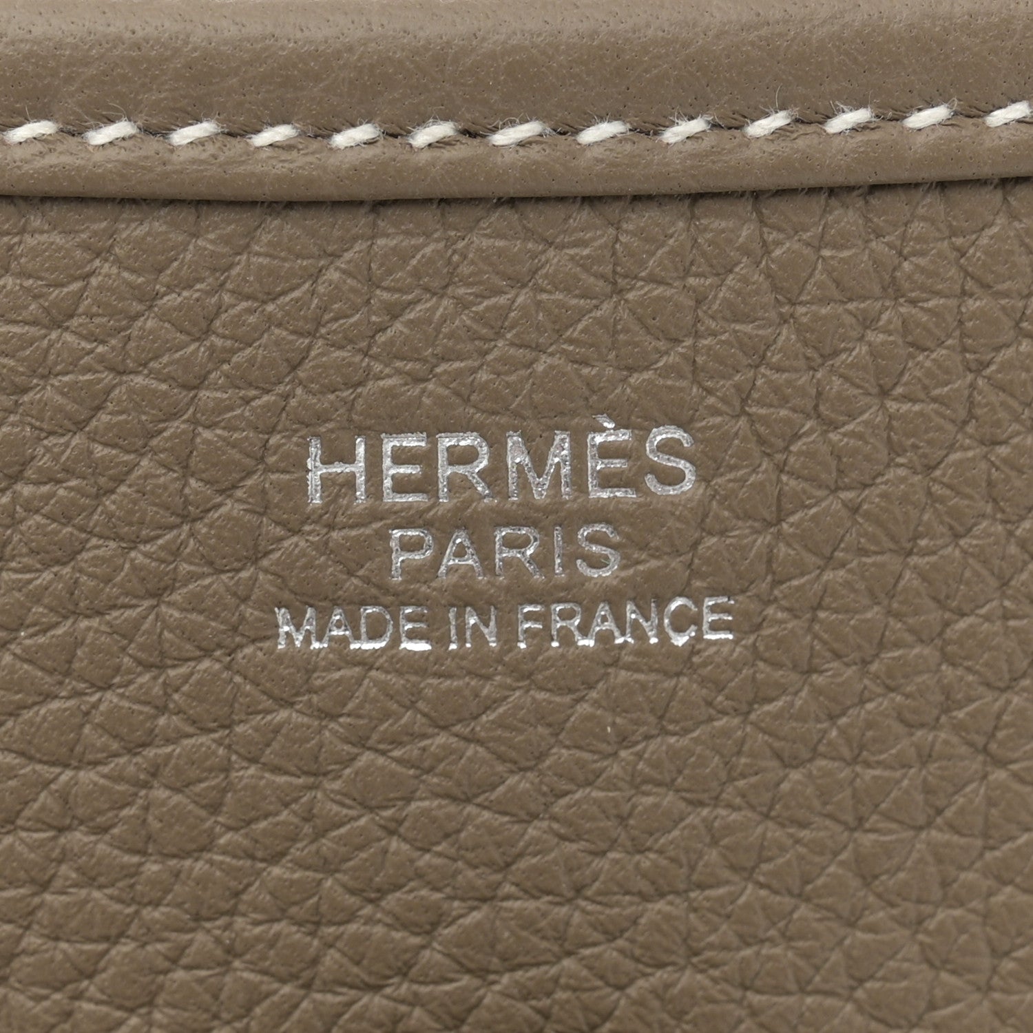 Hermes Taurillon Clemence Evelyne III PM Etoupe 6 of 10