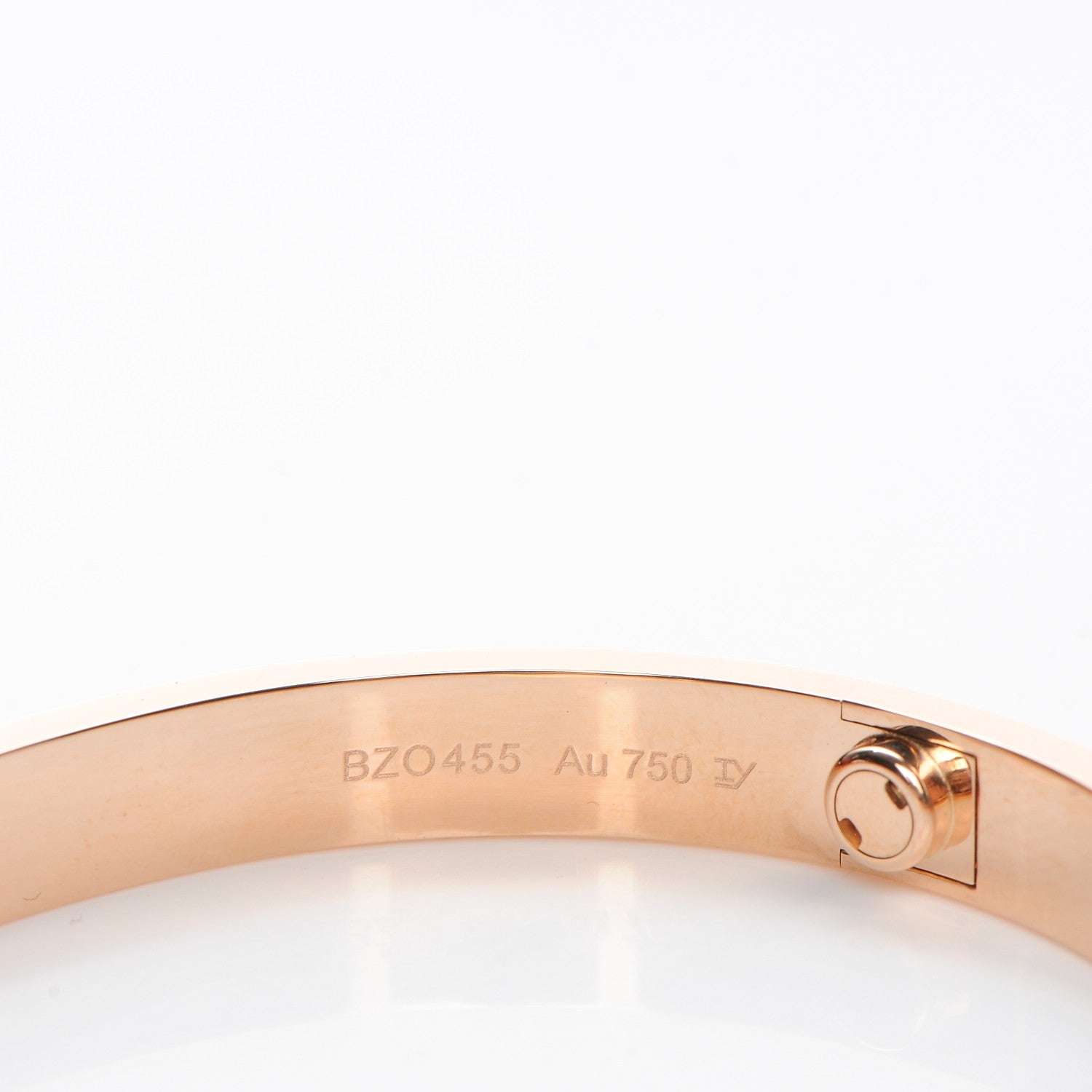 Cartier 18K Pink Gold LOVE Bracelet 17 5 of 8
