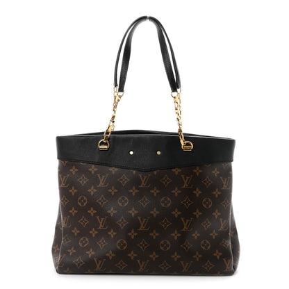 Louis Vuitton Monogram Pallas Shopper Black 1 of 9