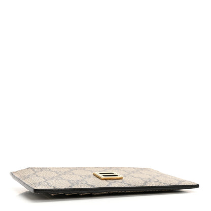 Gucci X BALENCIAGA GG Supreme Monogram Zip Card Case Beige Ebony 4 of 8