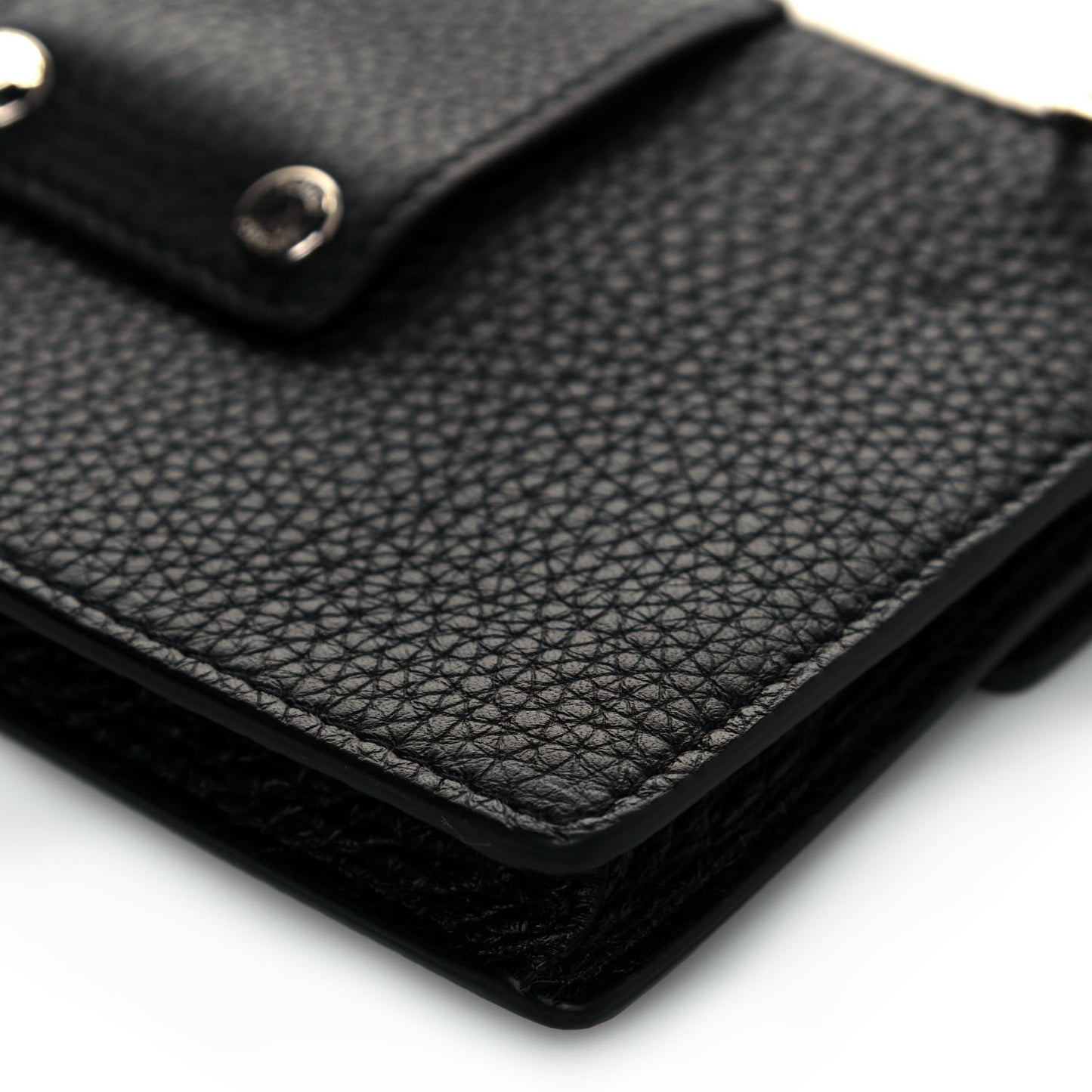 Cuoio Romano Selleria Baguette Belt Pouch Black