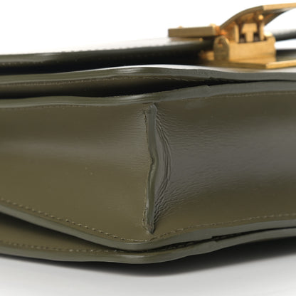 Celine Box Calfskin Small Classic Box Flap Bag Army Green 8 of 11