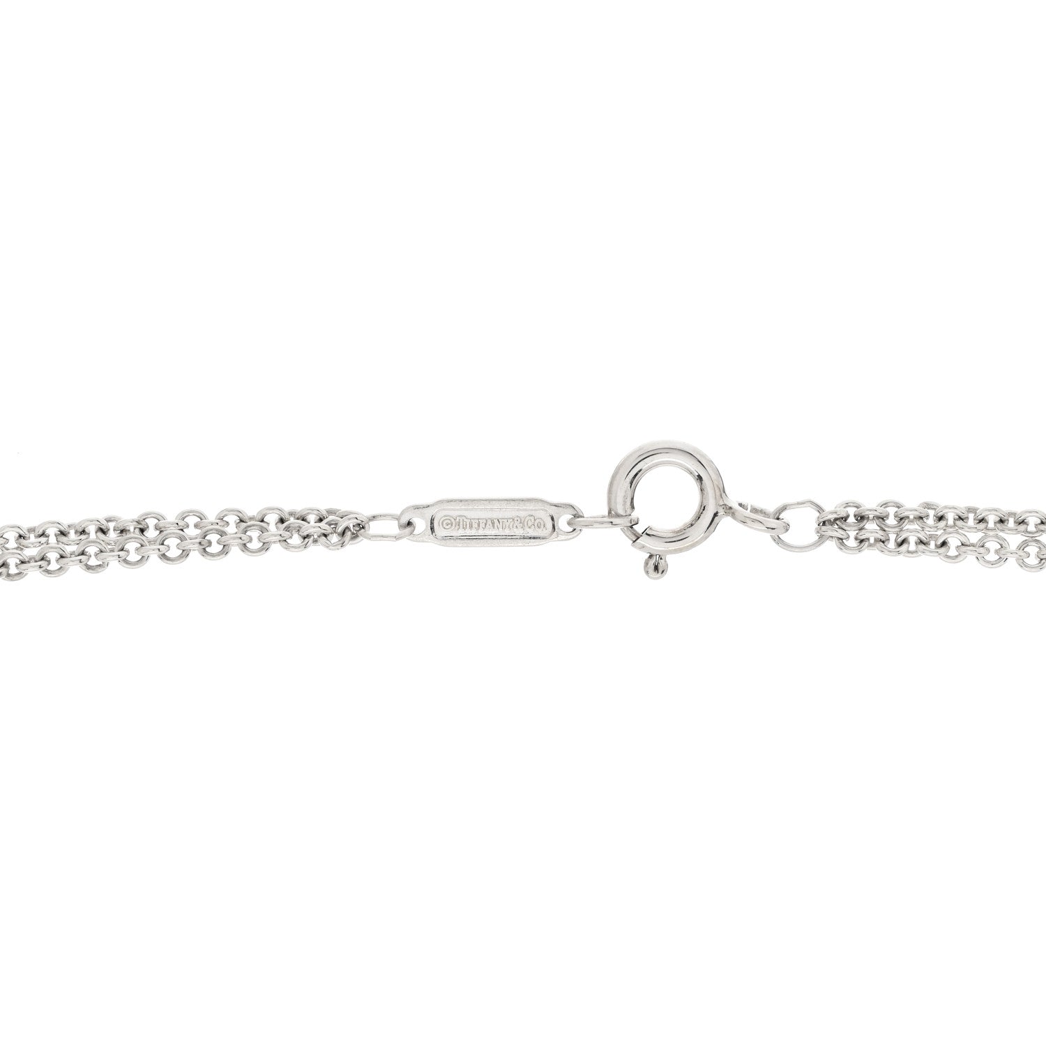 Tiffany Sterling Silver Infinity Pendant Necklace 3 of 5